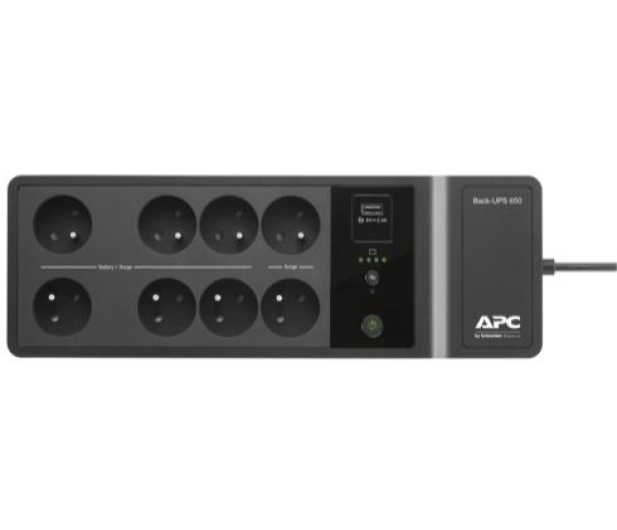 APC APC Back-UPS (650VA/400W, 8xFR USB) - 701774 - zdjęcie 3